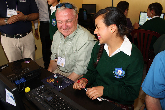 Travel, volunteer, tour, meet beneficiaries, Rotary, Guatemala, service projects, literacy, south America, books, education